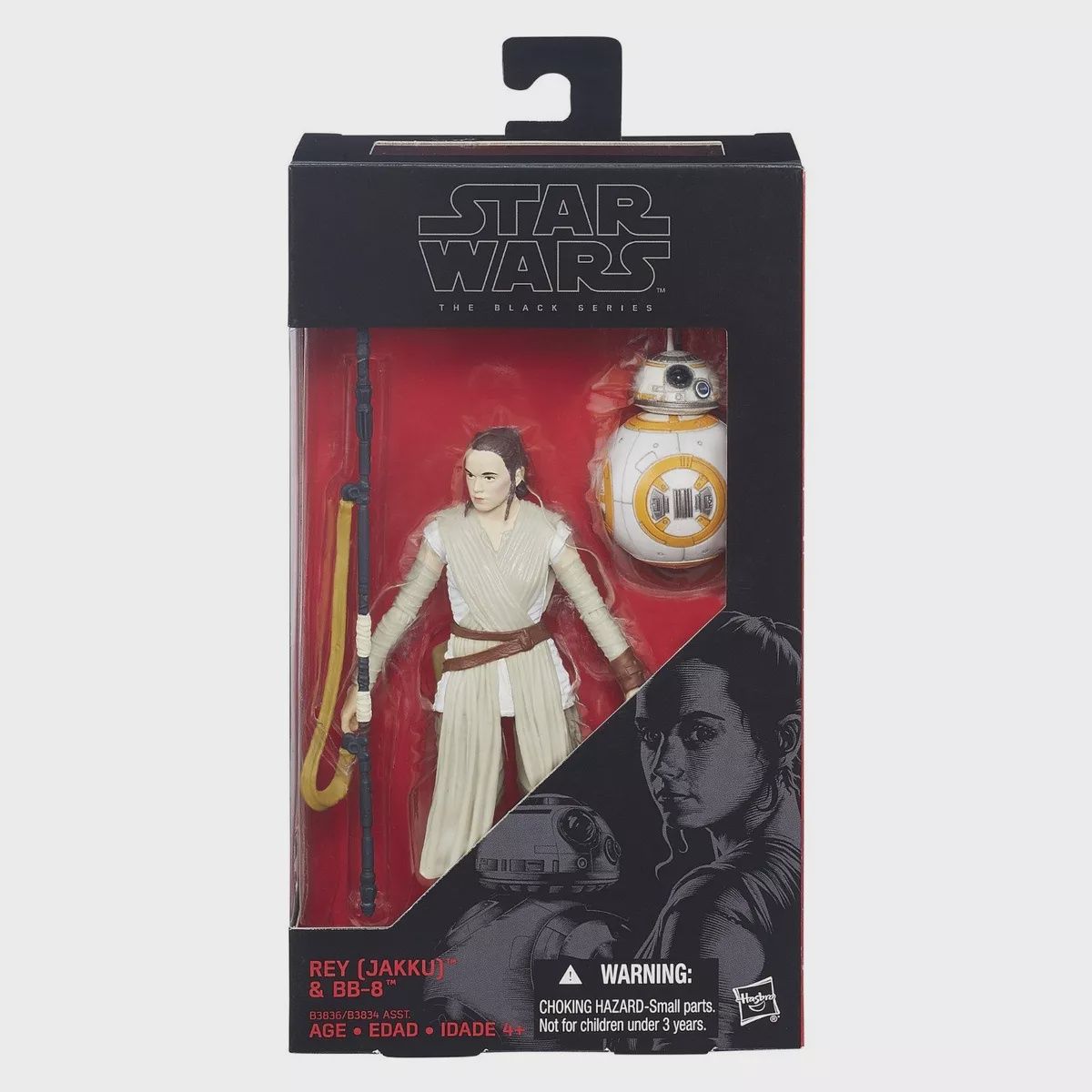 Rey (Jakku) &amp; bb-8 Star Wars Black Series Figure