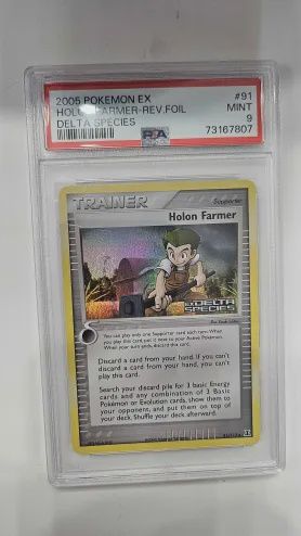 PSA 9 - 2005 Pokemon Ex - #91 Holon Farmer - Rev. Foil - Delta Species [73167807]