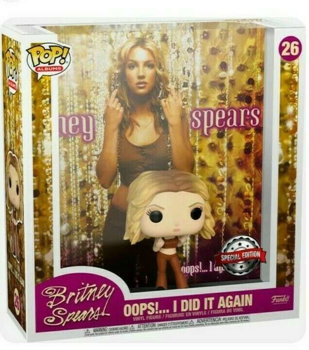 #26 Britney Spears - Oops!... I Did It Again [Walmart Exclusive] Funko Pop! Album