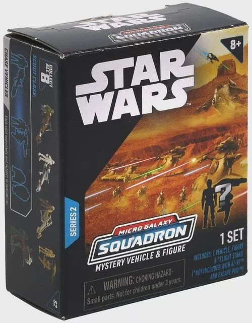 Star Wars - Micro Galaxy Squadron - Mystery Vehicle &amp; Figure