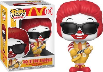 #109 McDonalds - Rock Out Ronald McDonald - Funko Pop!