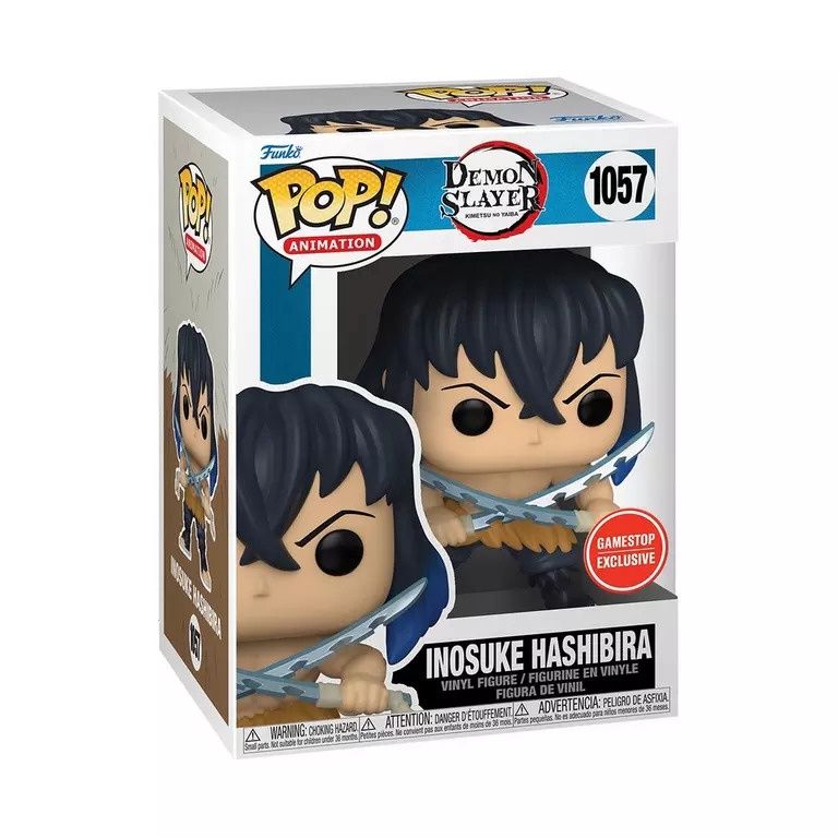 #1057 Demon Slayer - Inosuke Hashibira - Gamestop Exclusive - Funko Pop!