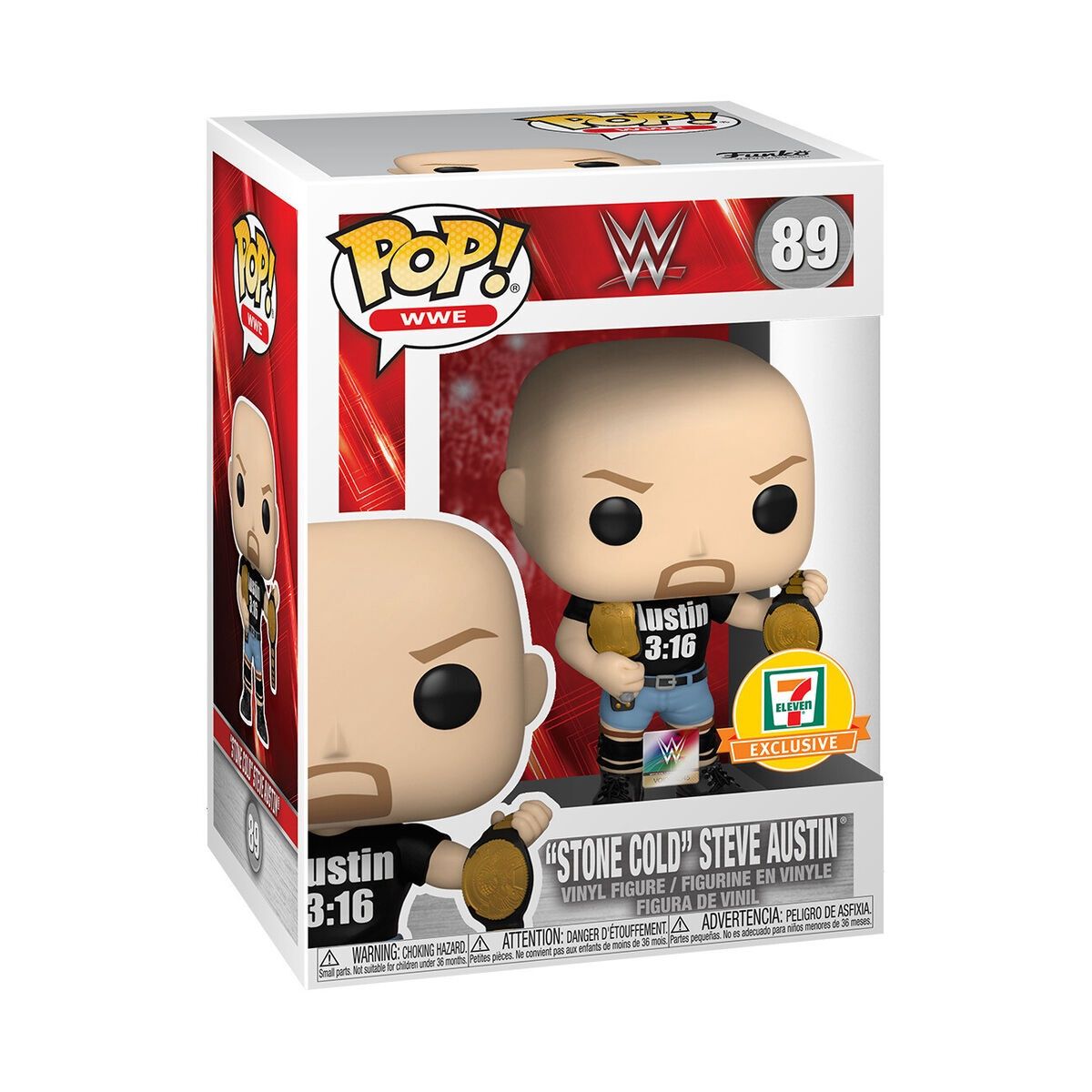 #89 WWE - Stone Cold Steve Austin [7 Eleven Exclsuive] - Funko!