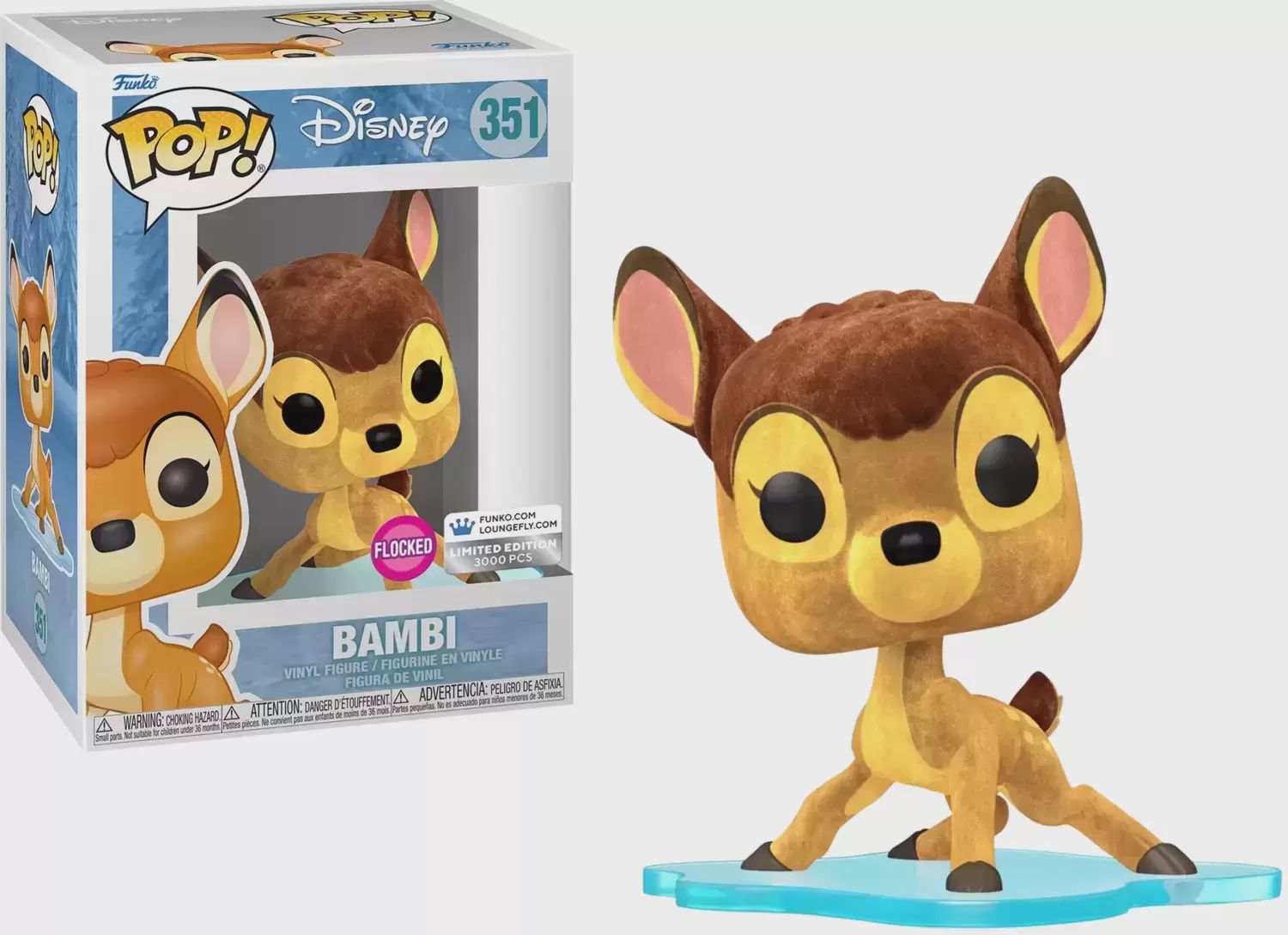 #351 - Disney - Bambi [Flocked] [Limited Edition 3000 PCS] Funko Pop