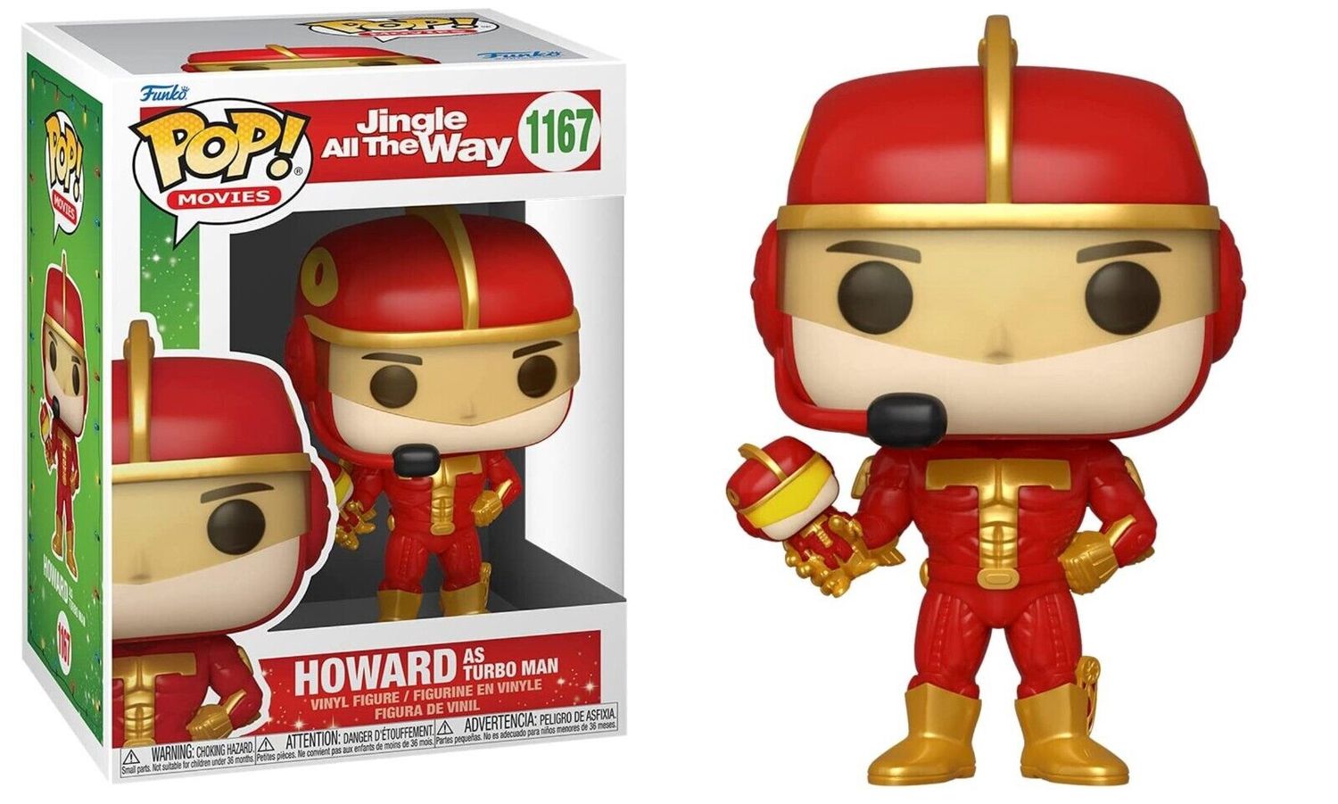 #1167 - Jingle All The Way - Howard as Turbo Man Funko Pop