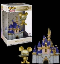 #26 Walt Disney World 50 -  Cinderella Castle and Mickey Mouse (Gold) - Funko Pop!