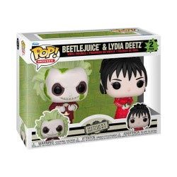 2 Pack Beetlejuice Beetlejuice - Beetlejuice &amp; Lydia Deetz Funko Pop