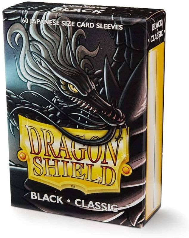 Dragon Shield - Classic Black - Japanese [60 Count]