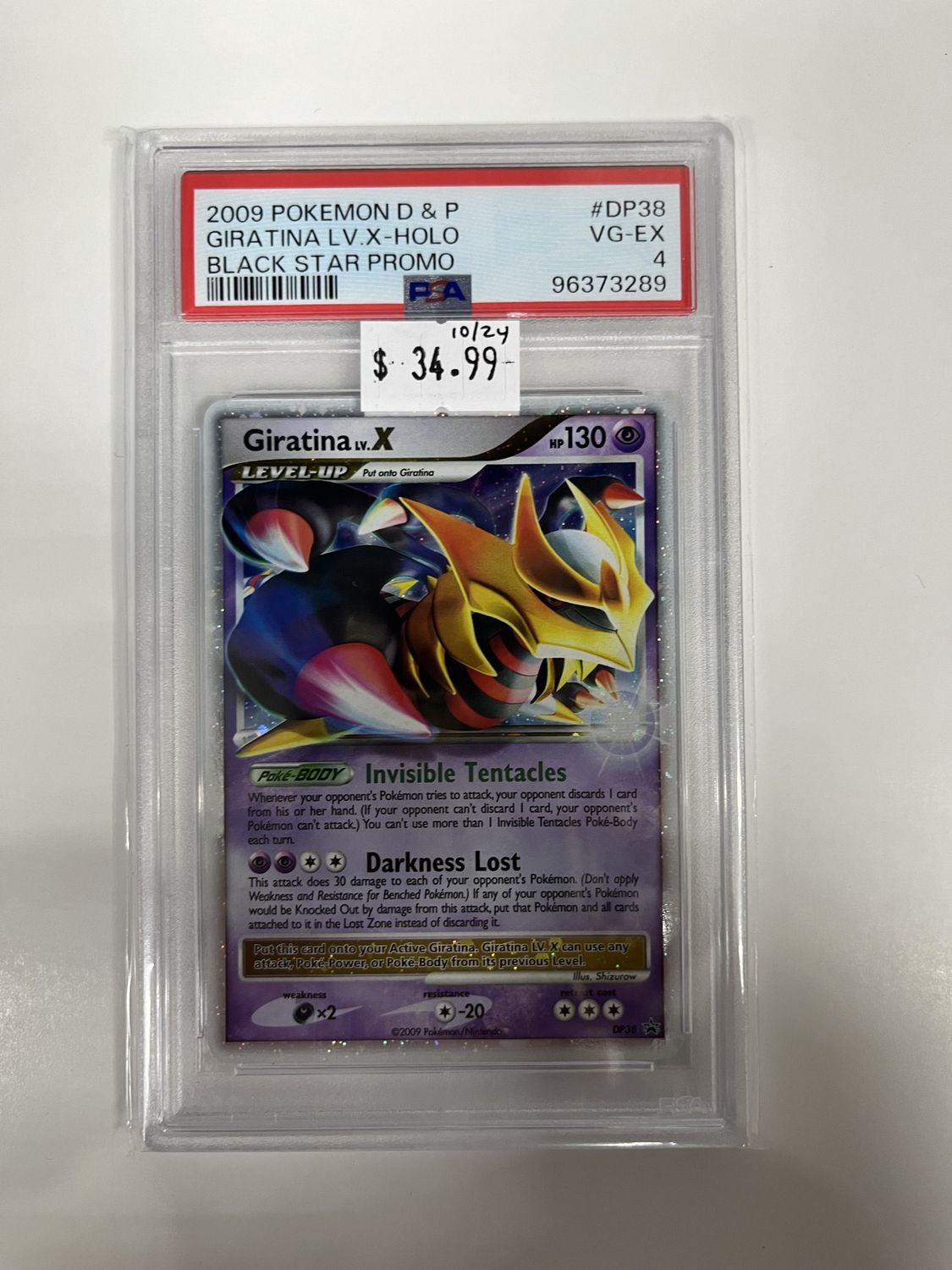 PSA 4 - 2009 Pokemon D&amp;P - Giratina LV .X -Holo - Black Star Promo - (96373289)