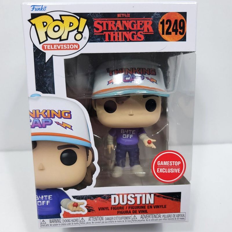 #1249 Stranger Things - Dustin - Gamestop Exclusive - Funko Pop!