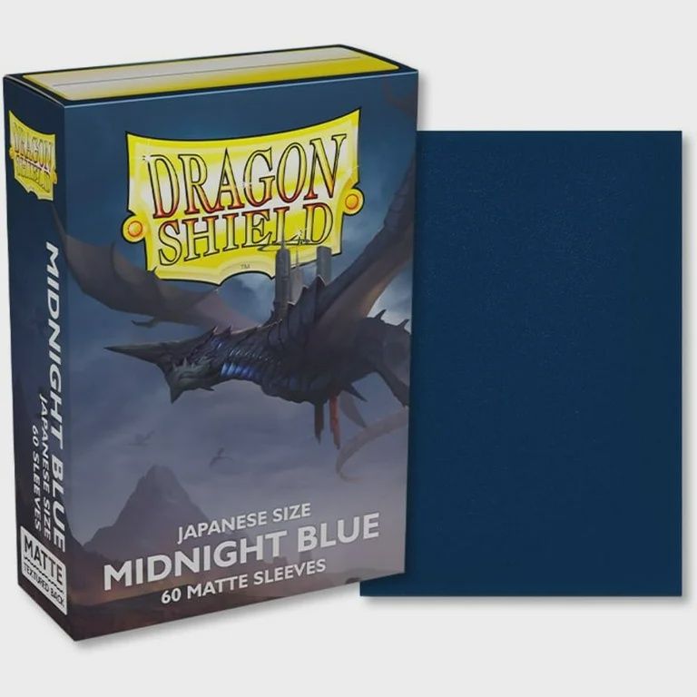 Dragon Shield - Midnight Blue - Japanese Size [60 Count]