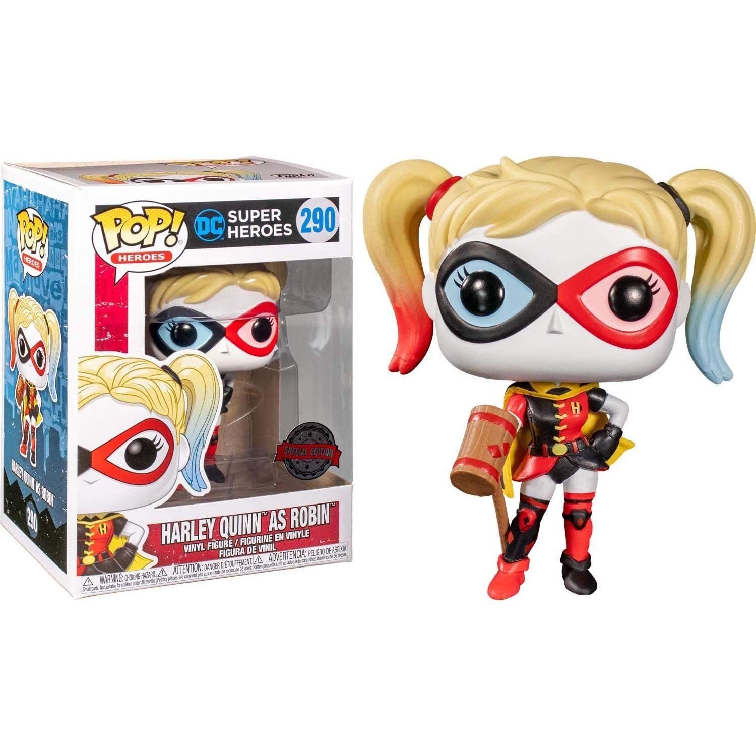 #290 DC Super Heroes - Harley Quinn As Robin - LA Comic Con - Funko Pop!