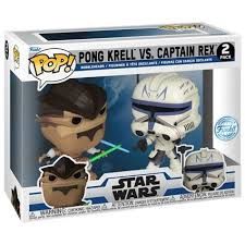 Star Wars - Pong Krell Vs Captain Rex [Gamestop[ Exclusive] - Funko Pop! 2 pack