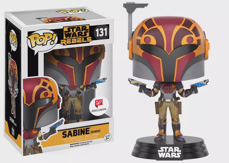 Funko Pop! #131 Sabine (Masked) - Star Wars Rebels