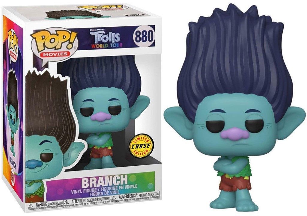 #880 Trolls World Tour - Branch [Limited Chase Edition] Funko Pop!