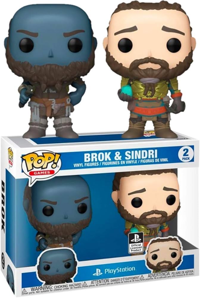 PlayStation - Brok &amp; Sindri [Gamestop Exclusive] - Funko Pop 2 Pack