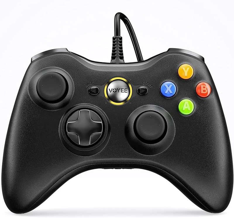 3rd Party - Black Wired Xbox 360 Controller