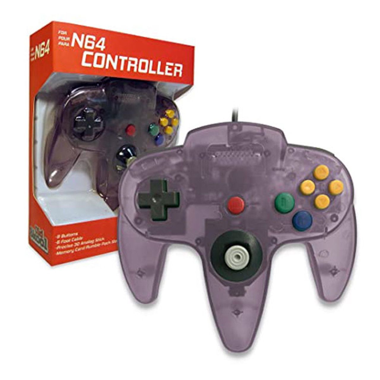 3rd Party Grape Purple Nintendo 64 Controller