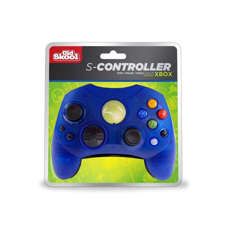 3rd Party 6ft Wired OGXbox S Controller Blue