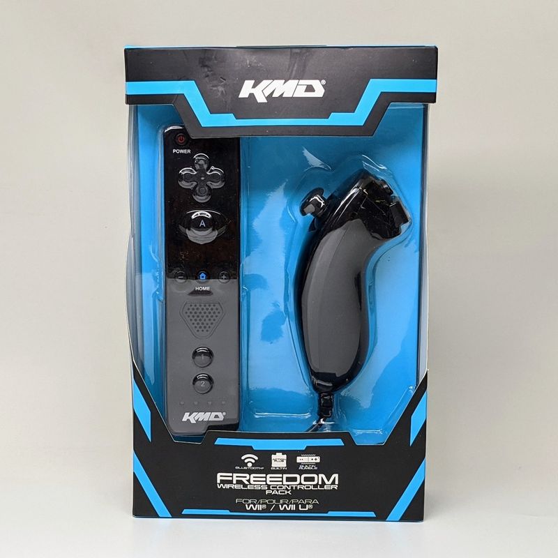 3rd Party Wii Remote And Nunchuck Combo Black