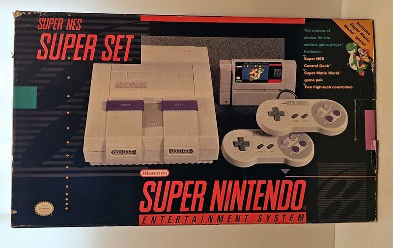 SNES Super Set Console (Super Mario World Bundle)