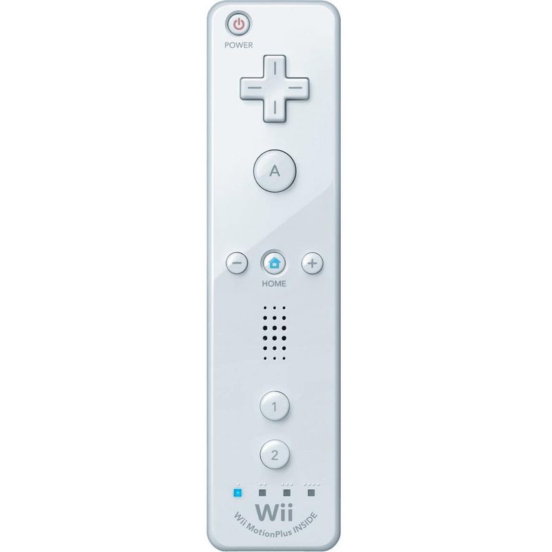 White Wii Remote with Motion Plus