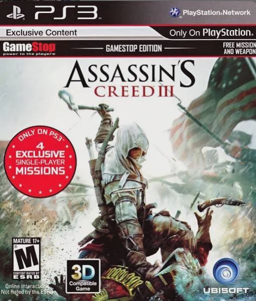 Assassin's Creed III | Limited Edition (Gamestop Edition) - PlayStation 3