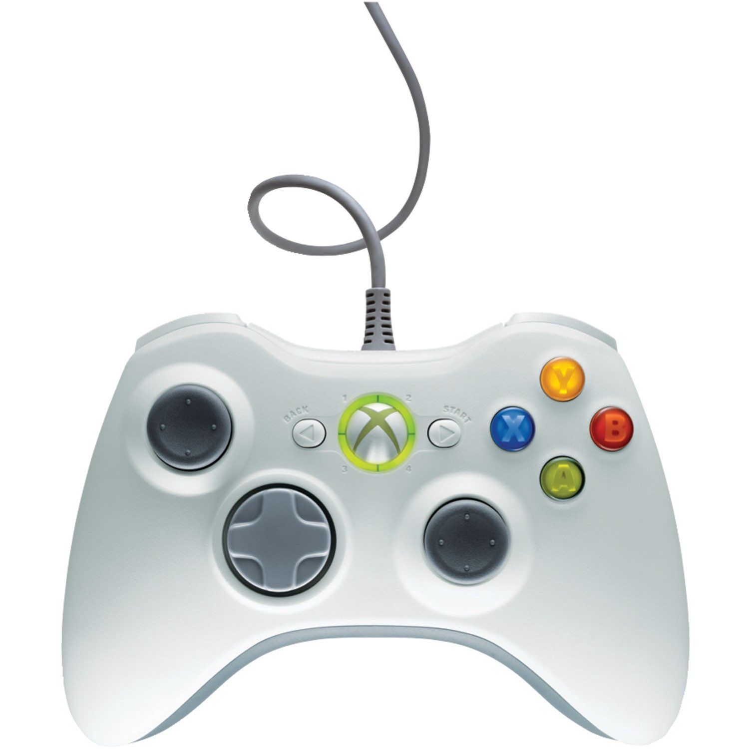 White Xbox 360 OEM Wired Controller