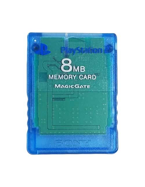 OEM PlayStation 2 8MB Memory Card | Translucent Blue
