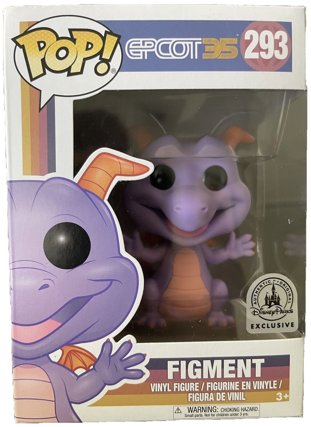 #293 Disney - Figment Epcot 35 [Figment Disney Parks Exclusive] - Funko Pop!