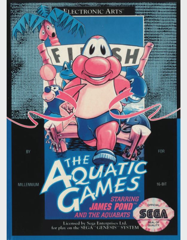 Aquatic Games Starring James Pond - SEGA Genesis