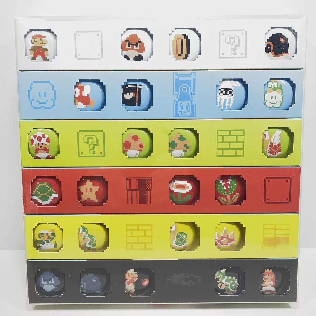Club Nintendo Mario &amp; Friends Pin Badges Set [2011 Collection]