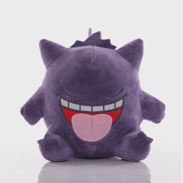 Gengar With Eyes Closed And Tounge Out Plush