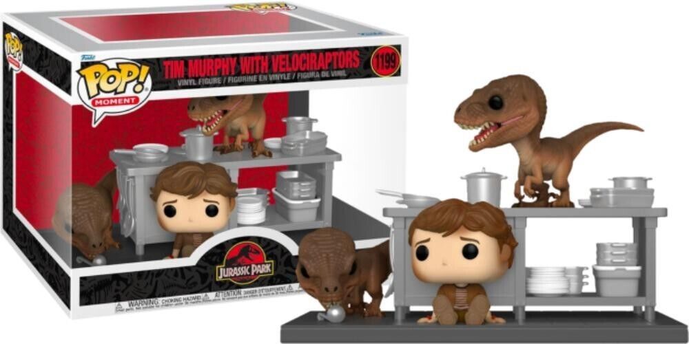 #1199 Jurassic Park - Tim Murphy With Velociraptors [Only At Target]
