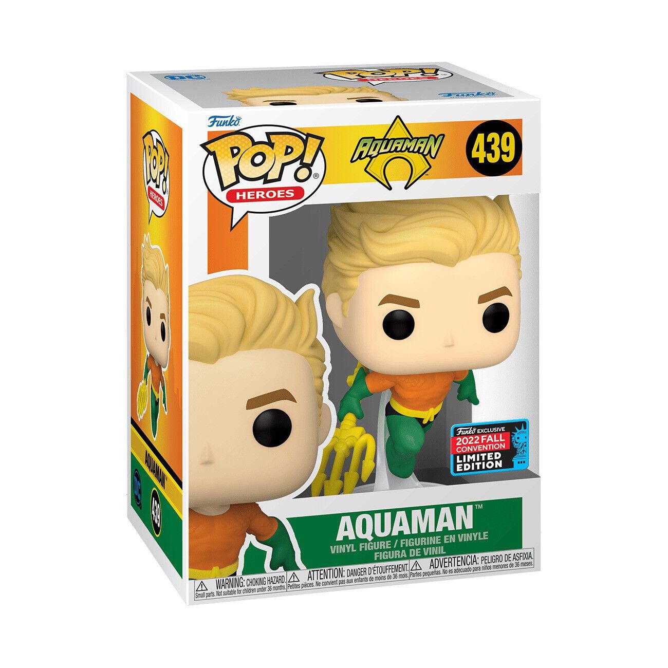 #439 Aquaman - Aquaman (Funko Exclusive 2022 Fall Convention Limited Edition) Funko Pop !