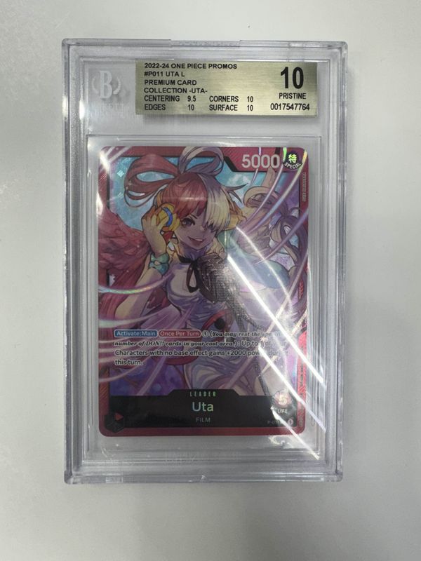 BGS 10 2022-24 One Piece Promos #P011 Uta L Premium Card Collection - Uta - (0017547764)