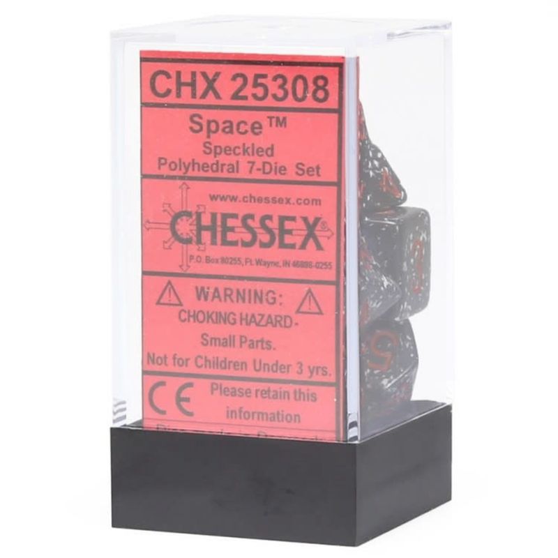 Chessex 7-Die, Speckled Space Set