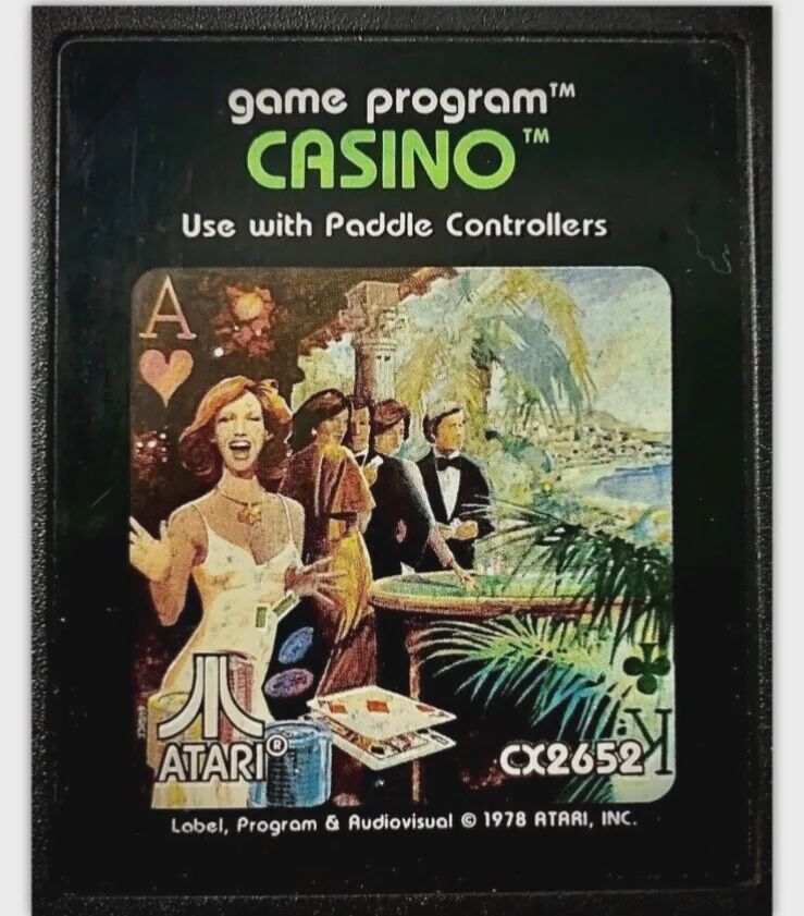 Casino - Atari 2600, Condition: Loose