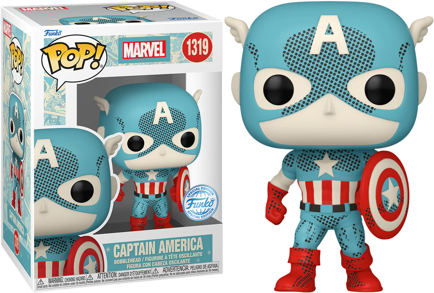 #1319 Marvel - Captain America [Target Exclusive] Funko Pop