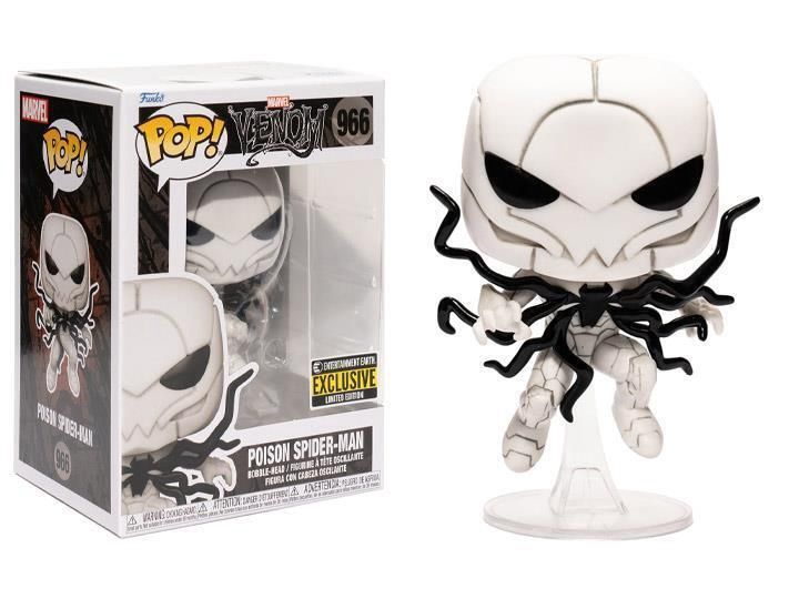 #966 Marvel: Venom - Poison Spider-Man [Entertainment Earth Exclusive] Funko Pop, Condition: In Box
