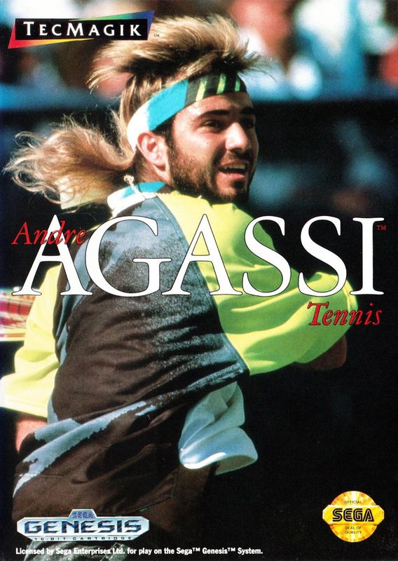 Andre Agassi Tennis - SEGA Genesis