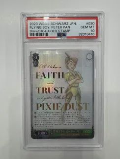 PSA - 10 2023 Weiss Schwarz JPN. - Flying Boy, Peter Pan #030 - Dmv/S104 - Gold Stamp [820018416]