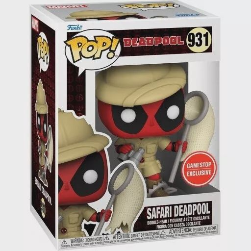 #931 Deadpool - Safari Deadpool - Gamestop Exclusive - Funko Pop!
