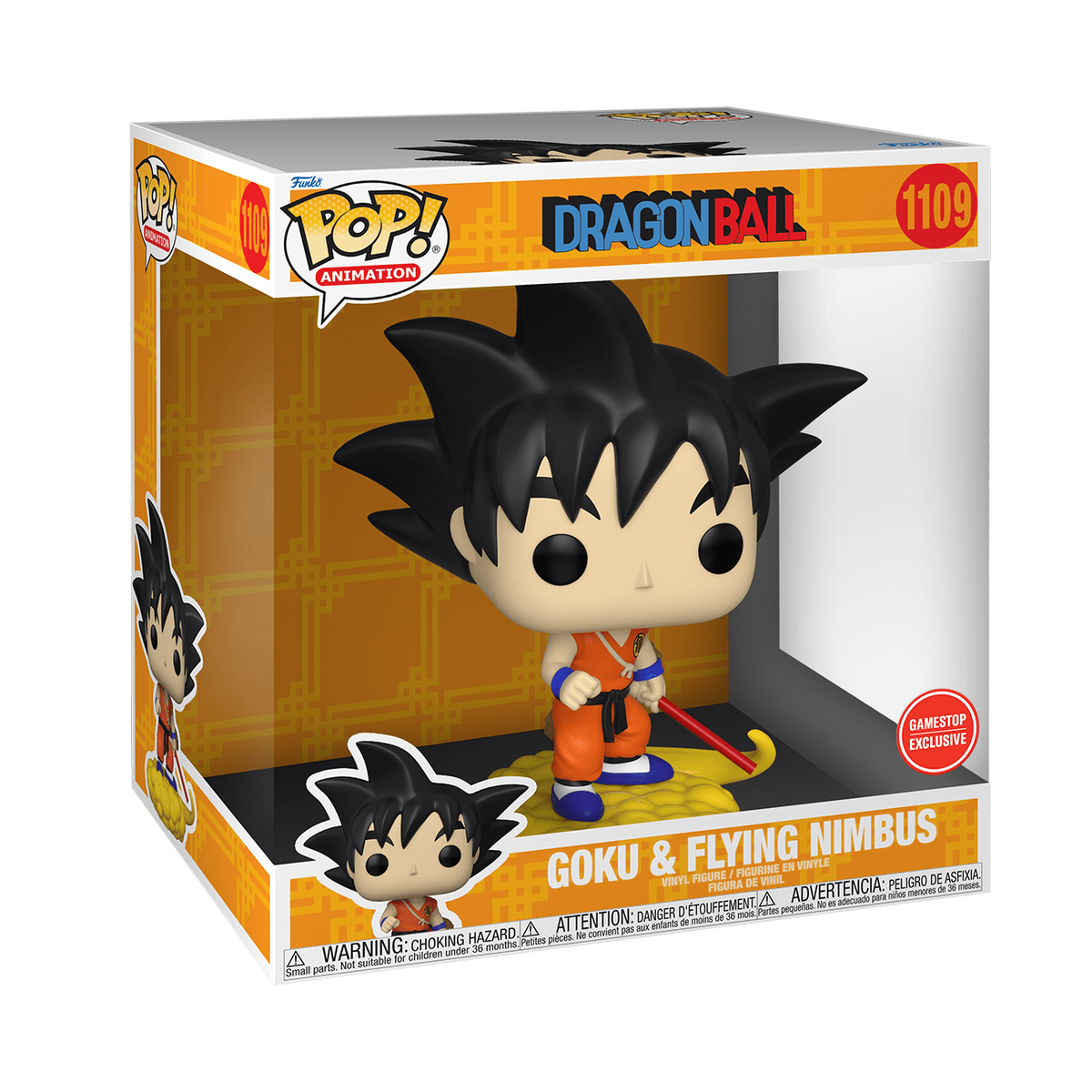 Funko Pop! #1109 Goku &amp; Flying Nimbus -  Dragon Ball - Gamestop Exclusive