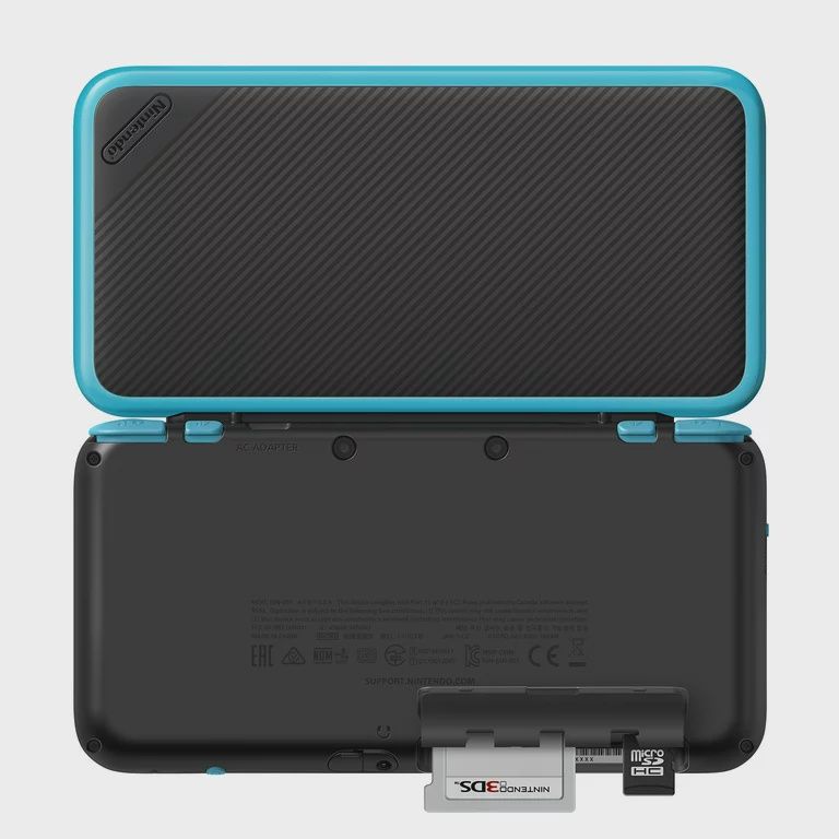 New Nintendo 2DS XL Console | Black &amp; Turquoise Blue