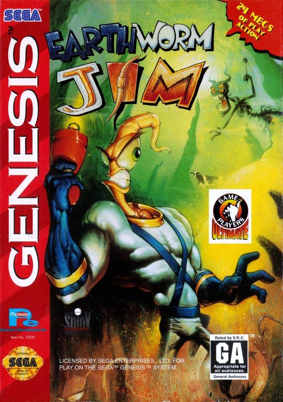 Earthworm Jim - SEGA Genesis