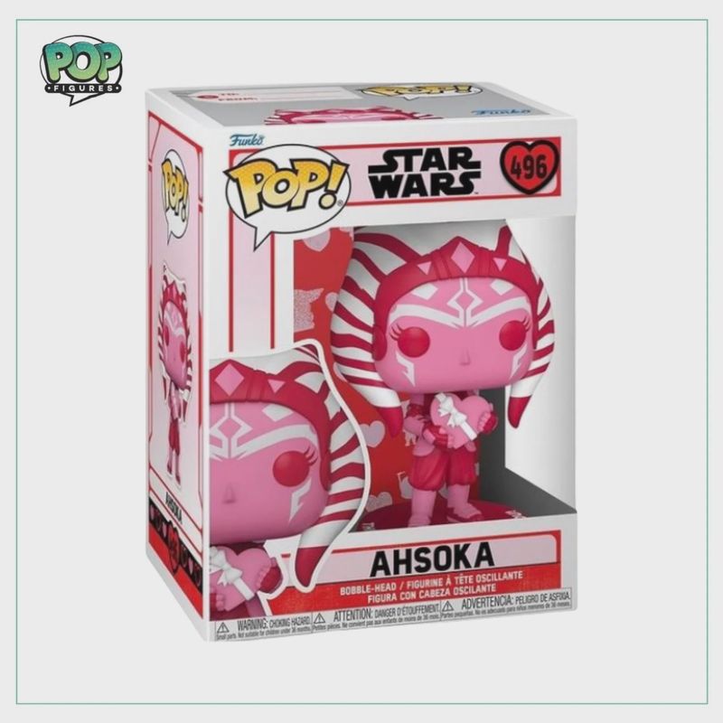 #496 - Star Wars - Ahsoka [ Valentines Edition] - Funko Pop!