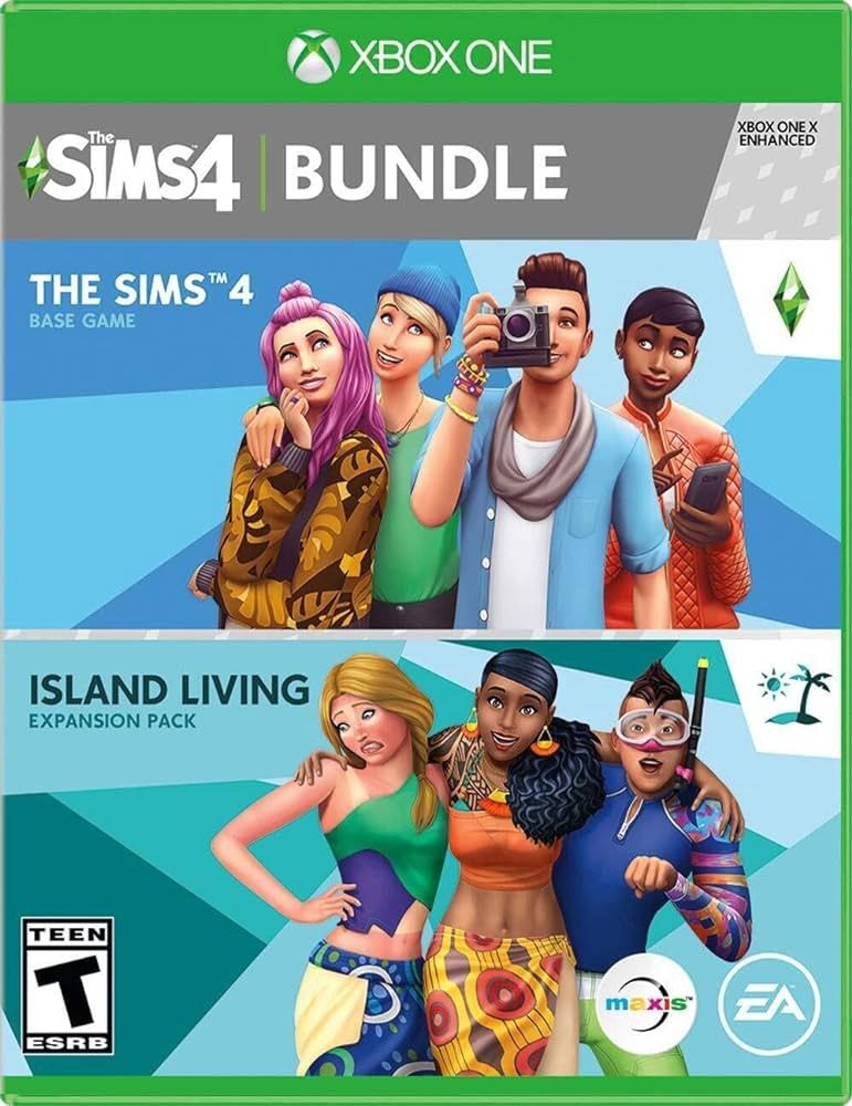 Sims 4 Base + Island Living Bundle - Xbox One