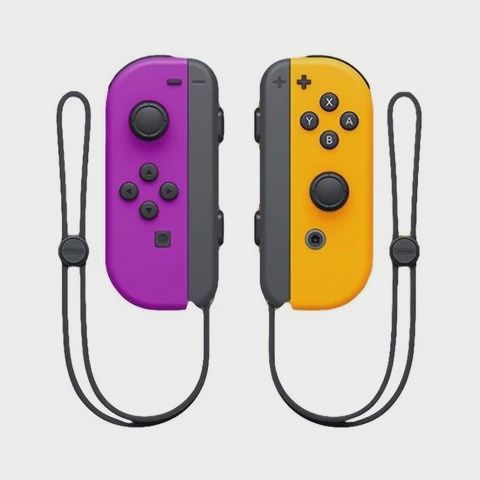 Purple / Orange Nintendo Switch Joy Con Set