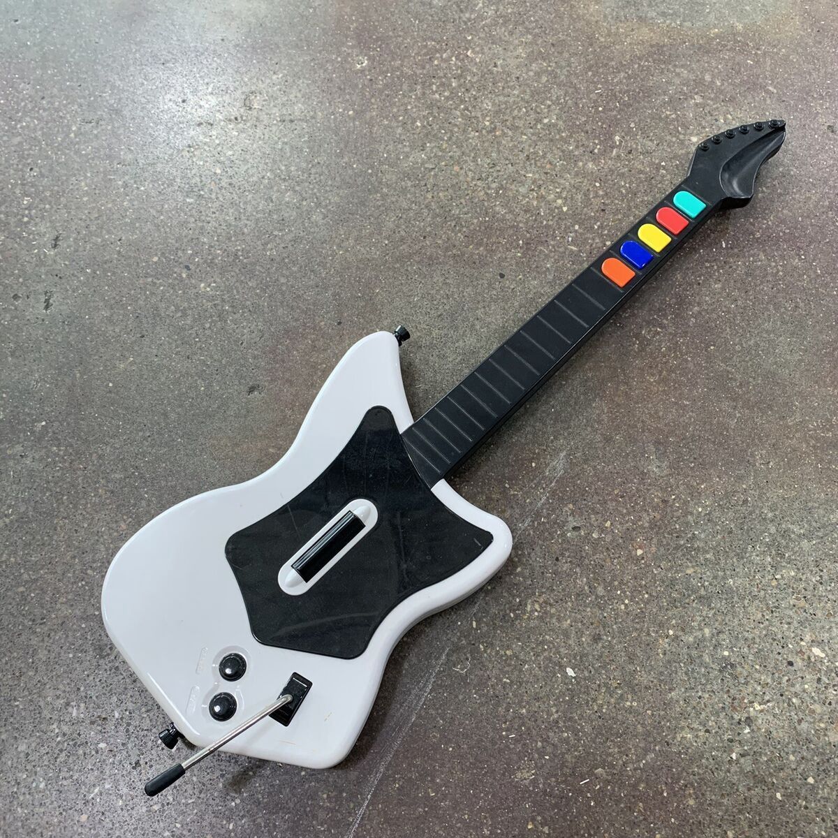 Red Octane White Wireless Playstation 2 Guitar Controller For Guitar Hero